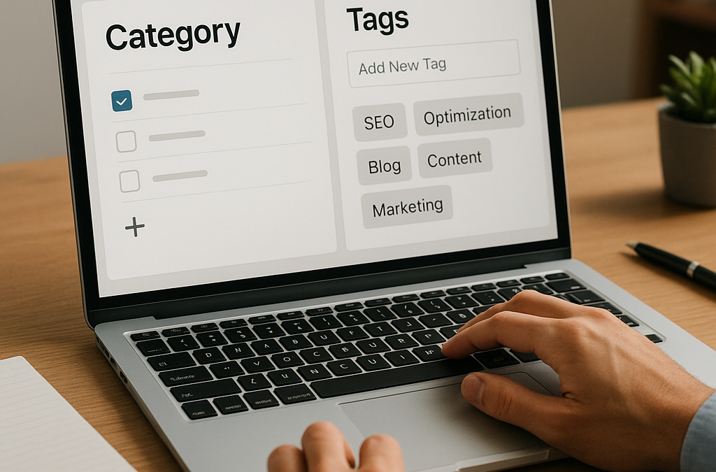 Jak optymalizować kategorie i tagi na blogu