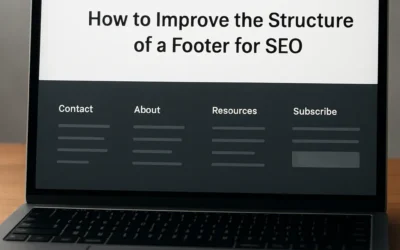 Jak poprawić strukturę stopki dla SEO